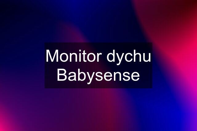 Monitor dychu Babysense