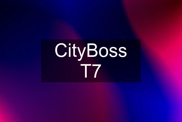 CityBoss T7