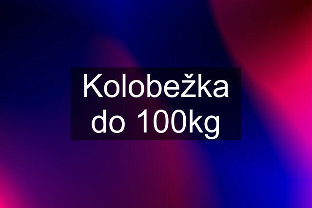 Kolobežka do 100kg