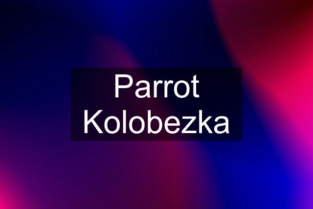 Parrot Kolobezka