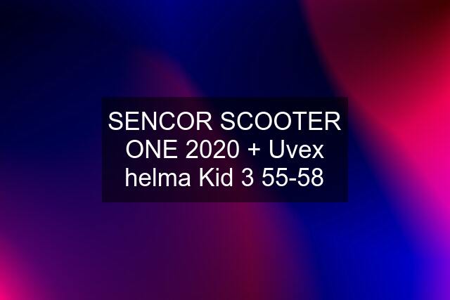 SENCOR SCOOTER ONE 2020 + Uvex helma Kid 3 55-58