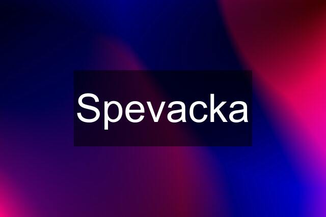 Spevacka