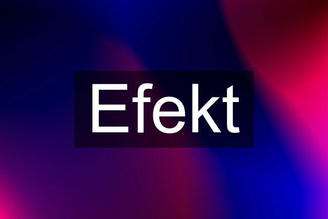 Efekt