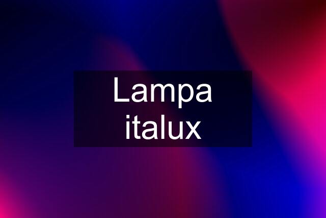 Lampa italux