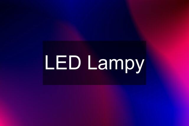 LED Lampy