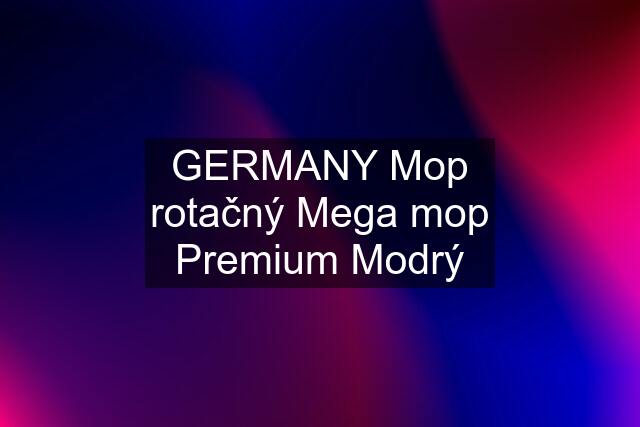 GERMANY Mop rotačný Mega mop Premium Modrý