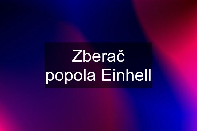 Zberač popola Einhell