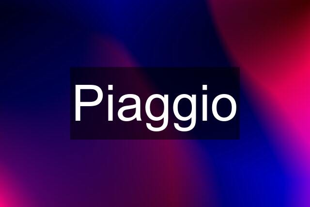 Piaggio