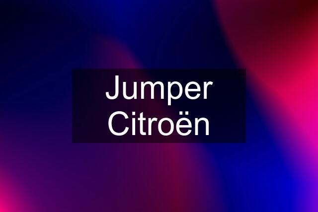 Jumper Citroën