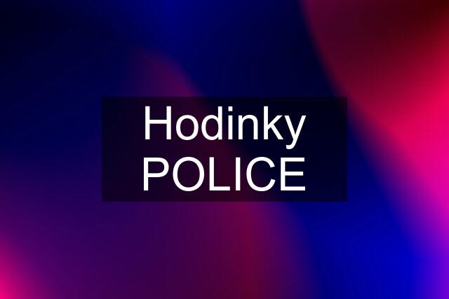 Hodinky POLICE