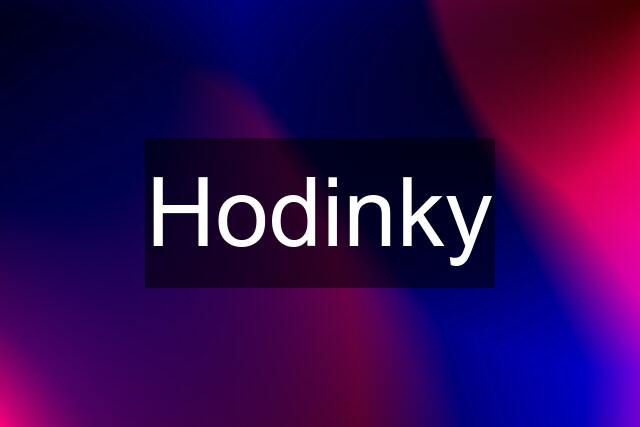 Hodinky