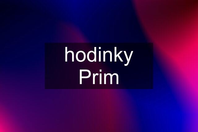 hodinky Prim