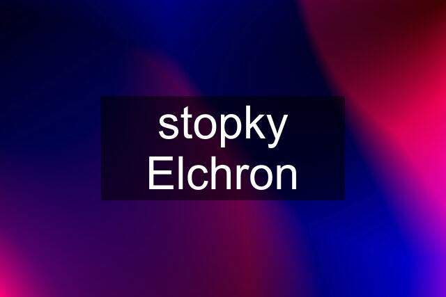 stopky Elchron