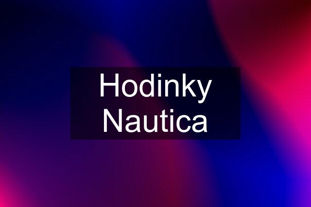 Hodinky Nautica