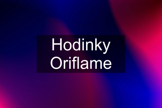 Hodinky Oriflame