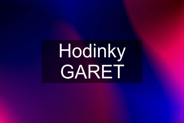 Hodinky GARET