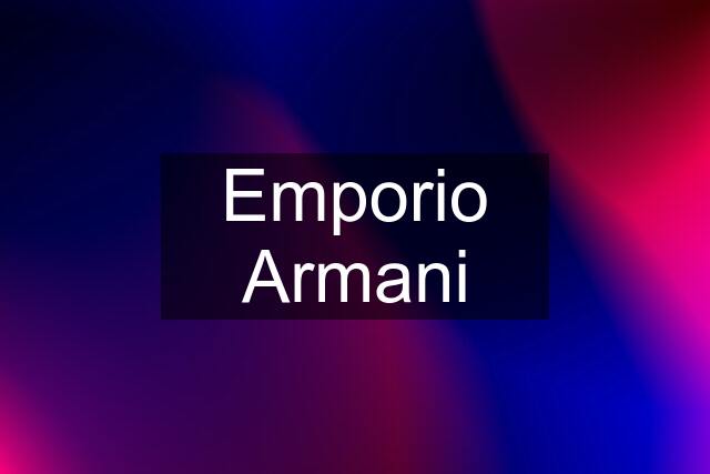 Emporio Armani