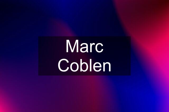 Marc Coblen