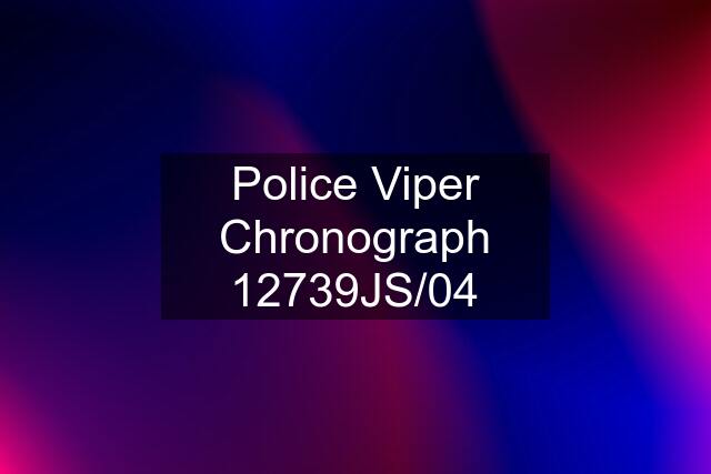 Police Viper Chronograph 12739JS/04