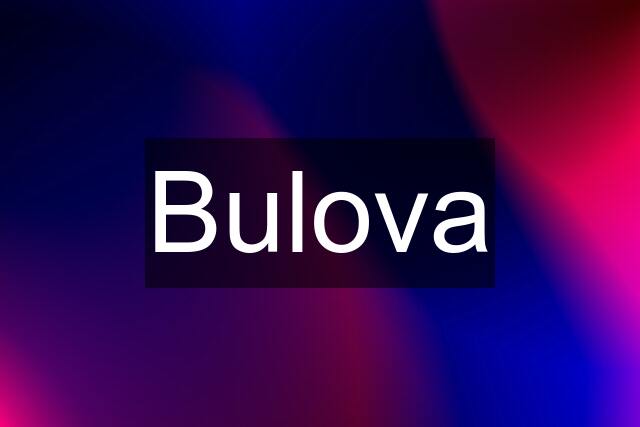 Bulova