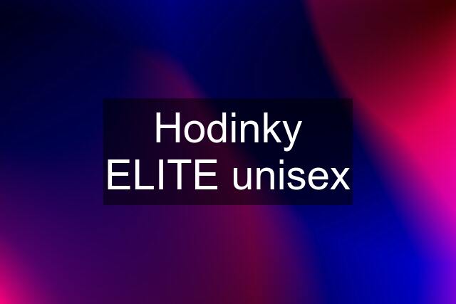 Hodinky ELITE unisex