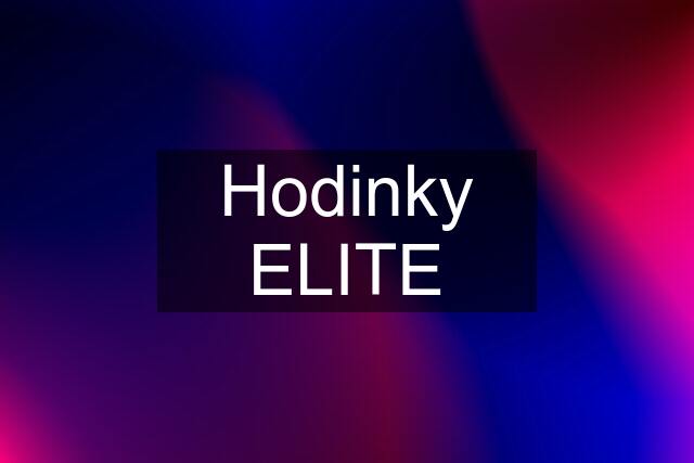 Hodinky ELITE