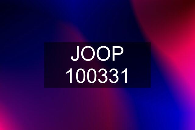 JOOP 100331