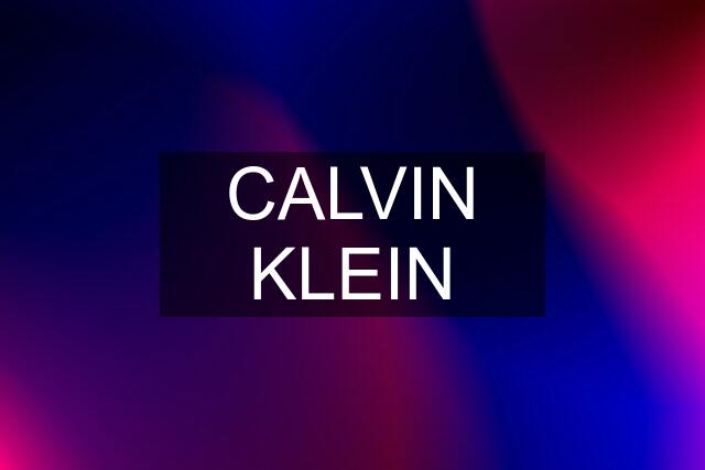 CALVIN KLEIN