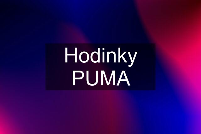 Hodinky PUMA