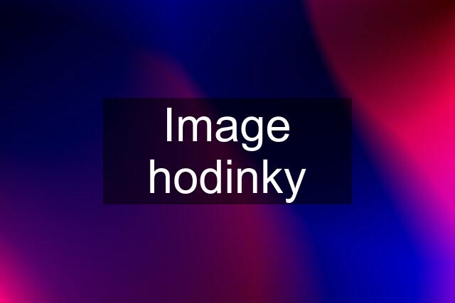 Image hodinky