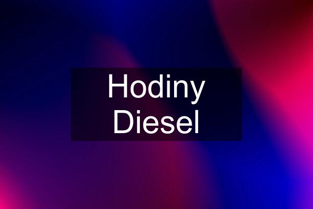 Hodiny Diesel