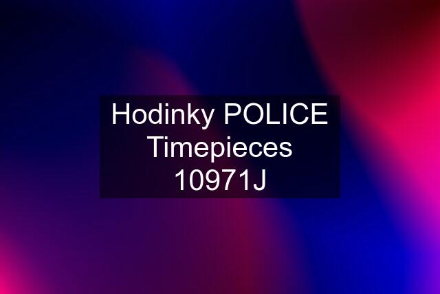 Hodinky POLICE Timepieces 10971J