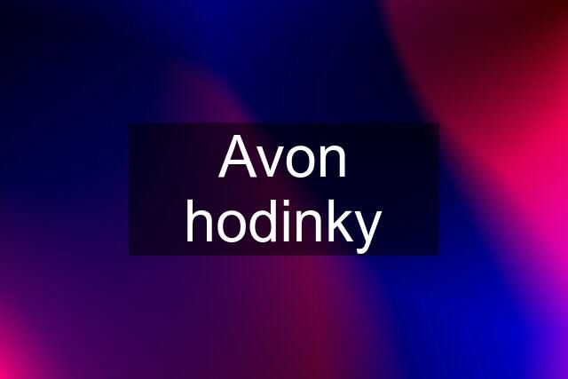 Avon hodinky