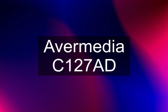 Avermedia C127AD