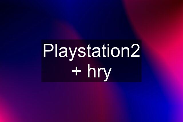 Playstation2 + hry