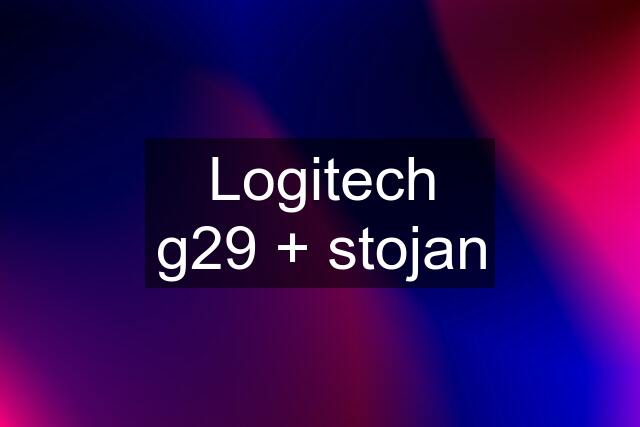 Logitech g29 + stojan