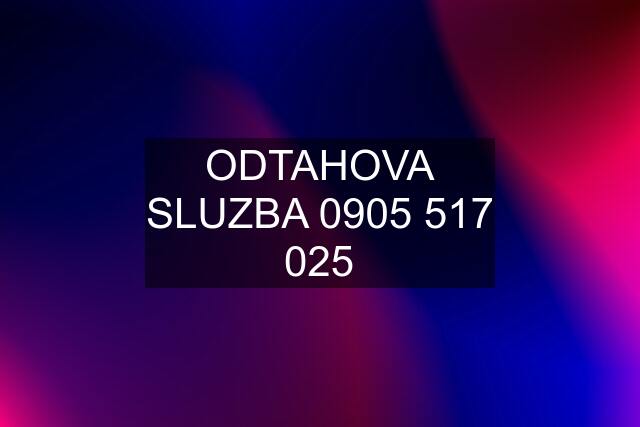 ODTAHOVA SLUZBA 