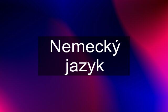 Nemecký jazyk