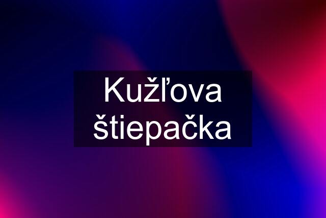 Kužľova štiepačka