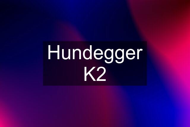 Hundegger K2