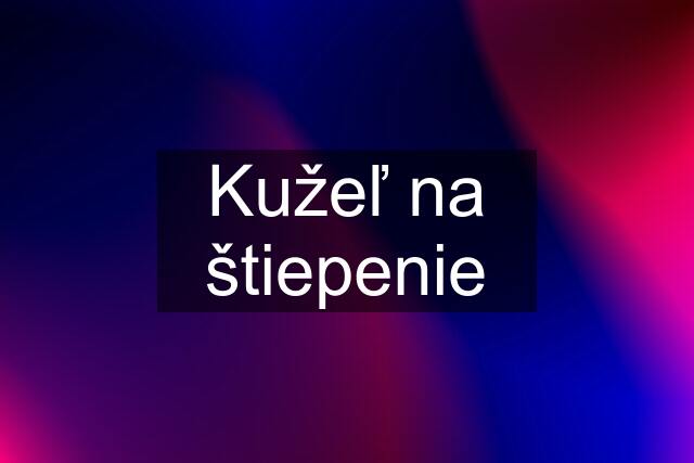 Kužeľ na štiepenie