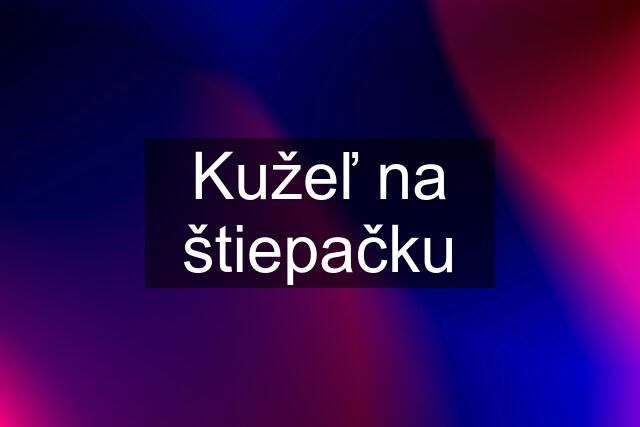 Kužeľ na štiepačku