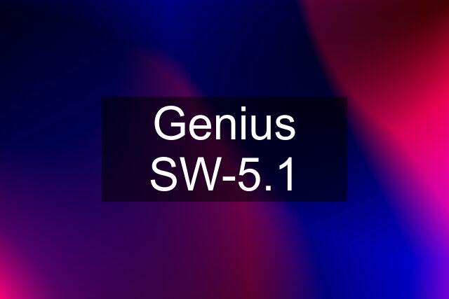 Genius SW-5.1