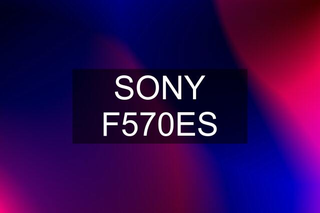 SONY F570ES