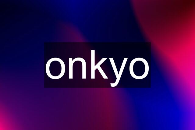 onkyo