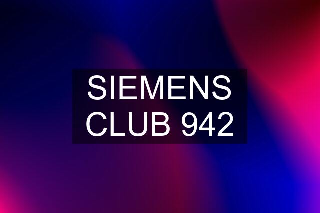SIEMENS CLUB 942