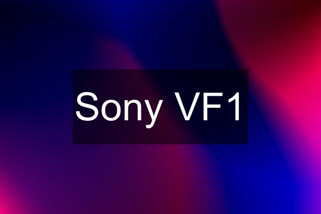 Sony VF1