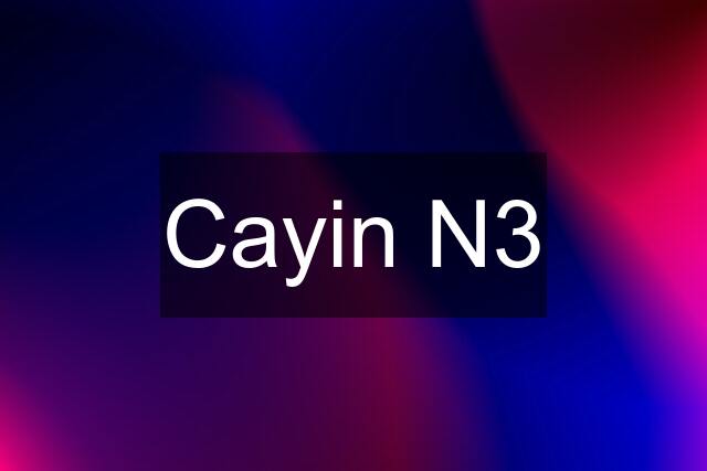 Cayin N3