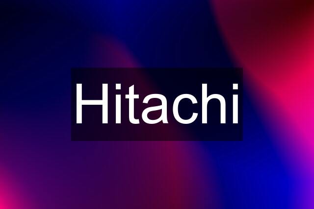 Hitachi