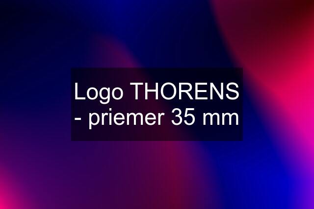 Logo THORENS - priemer 35 mm